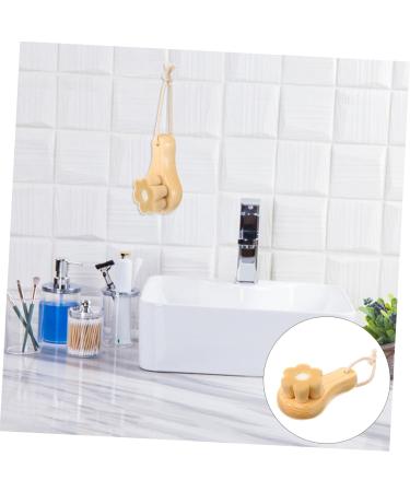 HAPINARY Face Exfoliator artificial fiber wooden handle wooden Pore Brush skin care tools washbasin skin care soft fur cleasing milk face dry brush dry brushing the face face scrub brush - Buy Online on SooperMarket.com