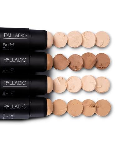 Palladio BUILD + BLEND Foundation Stick Contour | Professional Makeup 0.25oz (Natural Beige) - Buy Online on SooperMarket.com
