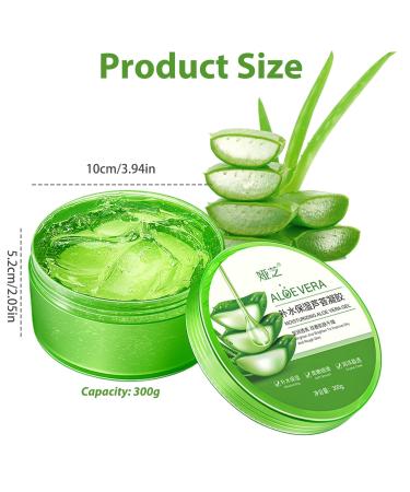 Buy Organic Aloe Vera Gel 300g - Natural Moisturizer for Face & Body Sun Relief & Sensitive Skin Hydration - Buy Online on SooperMarket.com