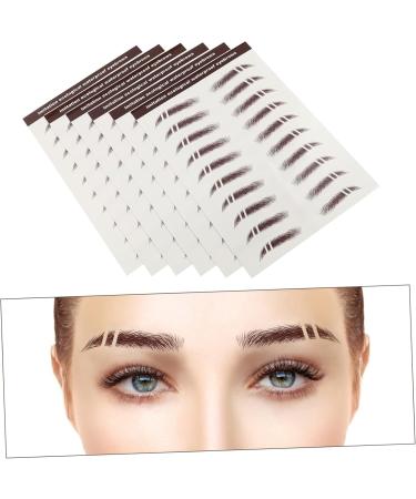 Baluue 30 Pcs Eyebrow Stickers Brown Eyebrow Sticker Makeup Stickers Brown Eyebrow Tattoos Eyebrows Soy Ink - Buy Online on SooperMarket.com