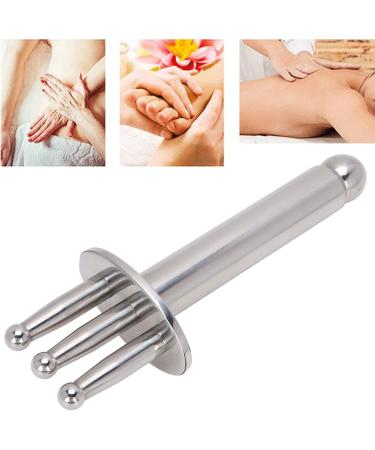 FILFEEL Magnetotherapy Pen Magnetic Fork Meridian Points Massage Lymphatic Acid Drainage Magnet Acid Discharge Pen for Relaxing Deep Tissue - Buy Online on SooperMarket.com