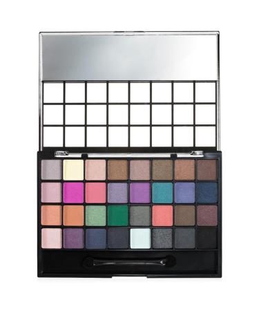 E.L.F. Cosmetics Eyeshadow Palette Brights 1-Ounce 32-Piece