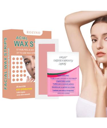 Wax strips for hair removal-face-body facial hair removal wax streak set |Multi-purpose body wax strip for chin upper lip and toes Tongfeng