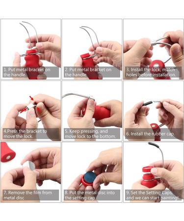 Jucoci Painting Handle - Blue | Ergonomic Design for Easy Painting - Buy Online on SooperMarket.com