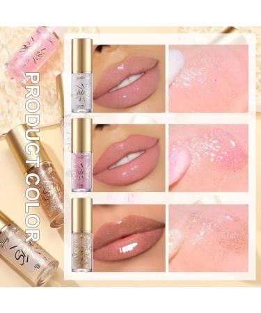 Buy Mirror Glitters Lip Gloss - Long Lasting Moisturizing Shimmering Lipstick (#02 Pink) for International Shipping - Buy Online on SooperMarket.com