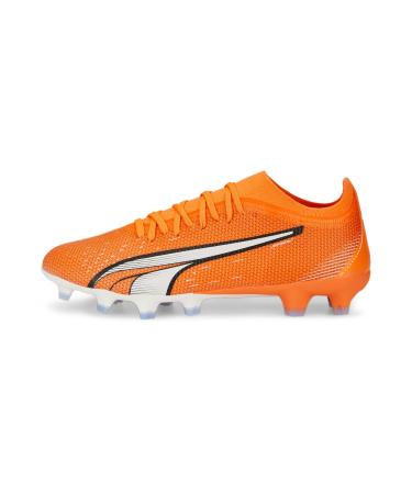 PUMA Women's Ultra Match Fg/Ag WN's Football Shoe 38 EU Ultra Orange Puma White Blue Glimmer