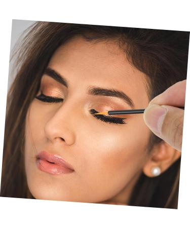 FOYTOKI 100pcs Disposable Eyeliner Brush Cosmetic Eye Precise Eyeliner Brush Mini Lipsticks Liquid Eyeliner 9x6.5cm As Shown - Buy Online on SooperMarket.com