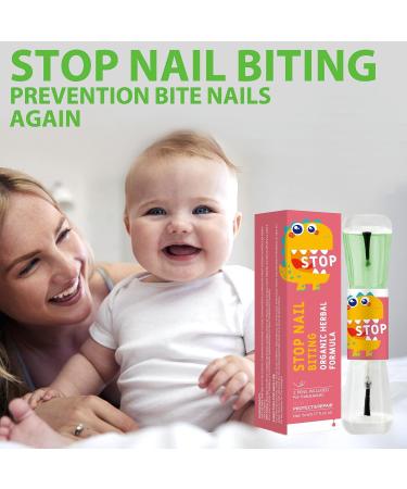 DASHIELL Nail Biting Prevention Nail Bite Stopper Thumb Sucking Solution Nail Care - Long-Lasting Finger Sucking Guard Prevention No Bite Nail Polish Safe for Kids - Buy Online on SooperMarket.com