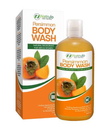 Persimmon Body Wash for Body Odor Control   Purifying Deodorizing Soap with Japanese Persimmon & Green Tea Extract for Eliminating Nonenal Body Odor   Great for Skin Brightening  Hyperpigmentation  Dark Underarms  Intima...