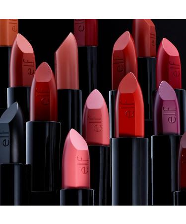 e.l.f. O Face Satin Lipstick - Richly Pigmented, Nourishing & Long-Lasting Creamy Formula with Jojoba - Vegan & Cruelty-Free | Own It - Buy Online on SooperMarket.com