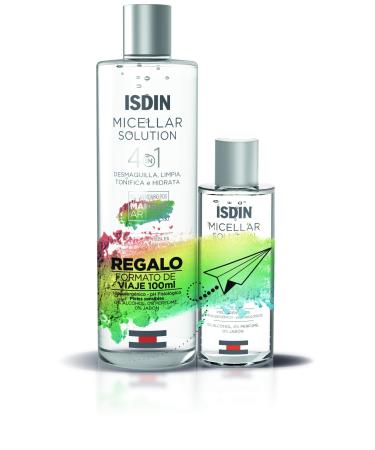ISDIN Micelar Water 4 in 1 - Pack 400 ml + 100 ml travel version