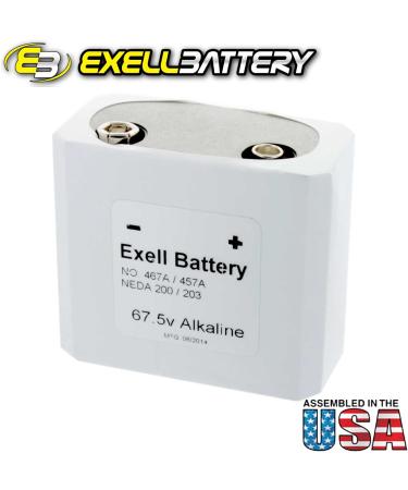 Exell Battery 457/467 for Electro-Count Survey Meter RCA Victor 54B2 & BP-10 | International Shipping Available - Buy Online on SooperMarket.com