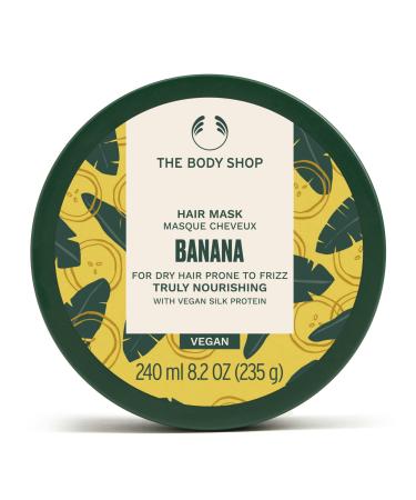 The Body Shop Banana Truly Nourishing Hair Mask  8.2 Fl Oz (Vegan)