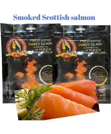 125 GR.Caviar Baerii Classic (Siberian Sturgeon) & 3 x 100 g. Smoked Scottish Salmon - Buy Online on SooperMarket.com