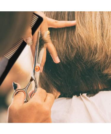 Effy Professional Hair Scissors Set | Best Hair Cutting Scissors for Men Women & Dogs | High-Quality Orange Hairdresser Tools - Buy Online on SooperMarket.com