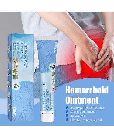3pcs x 20g Hemorrhoids Ointment - Herbal Anus Health Care Cream for Itch Relief & Lymphatic Drainage (60g Total) - Buy Online on SooperMarket.com