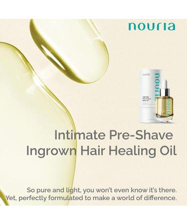 NOURIA Intimate Ingrown Hair Treatment Oil - HydroLock Moisturizer for Bikini Area, Legs & Underarms - Buy Online on SooperMarket.com