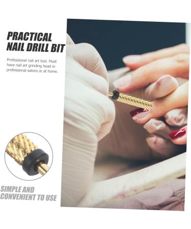 minkissy Drills Cuticle Drill Bits Manicure Supplies Acrylic Drill Bits Nail Tungsten Steel Accessories 0.56x0.56x5.05cm As Shown2 - Buy Online on SooperMarket.com