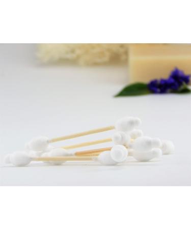 LEAF BOAT Biodegradable Cotton Buds 78 Pieces | Eco-Friendly Vegan Ear & Makeup Cleaning | GOTS Certified | Recycled Packaging | Plastic-Free - Buy Online on SooperMarket.com