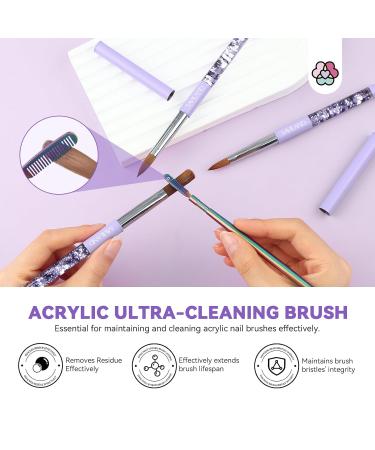 SAVILAND Kolinsky Acrylic Nail Brush Set - Sizes 6 10 14 | Professional Manicure Tool for Acrylic Nails & 3D Nail Art International Shipping Available - Buy Online on SooperMarket.com