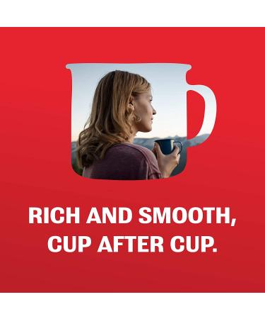 Hills Bros 100% Colombian Dark Roast Ground Coffee 24 oz Can - Full-Bodied Smooth Arabica Beans, 1-Pack - Buy Online on SooperMarket.com