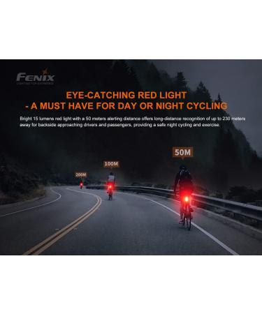 EdisonBright Fenix BC05R V2 USB-C Rechargeable Bike Light & Red Tail Light Bundle - Buy Online on SooperMarket.com