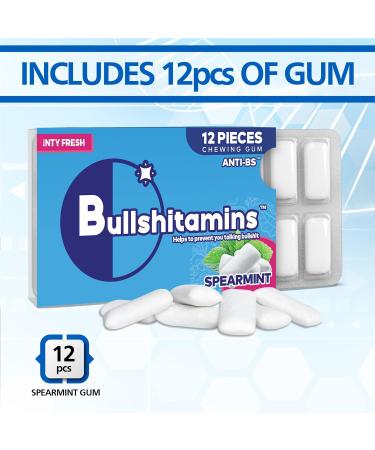 Bullsh*tamins Joke Pill Box - Funny Prank Gift for Men | Valentines, Christmas, Birthday & More - Buy Online on SooperMarket.com