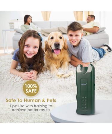 ASSCA Anti Barking Device Ultrasonic Dog Deterrent Anti Dog Barking Deterrent Devices with 3-in-1 Charging and Safe for People and Pets Mini Ultrasonic Dog Repeller is Suitable for Most Dogs Green - Buy Online on SooperMarket.com