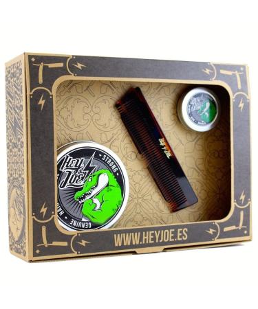 Hey Joe Pomade Survival Kit Strong | Kit Ointment Strong Contains The Ointment 100 ml. 15 ml. and Our Pocket Comb Handmade