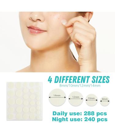 264 Hydrocolloid Pimple Patches with Tea Tree Oil - Invisible Waterproof Acne Treatment for Day & Night Use (168 Pieces) - Buy Online on SooperMarket.com