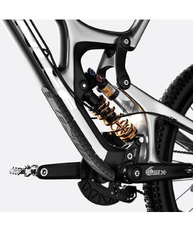 ENLEE Mountain Bike Down Tube Frame Protector | 3M MTB Bicycle Guard | Black | Protect Your Bike from Collision and Scratches - Buy Online on SooperMarket.com