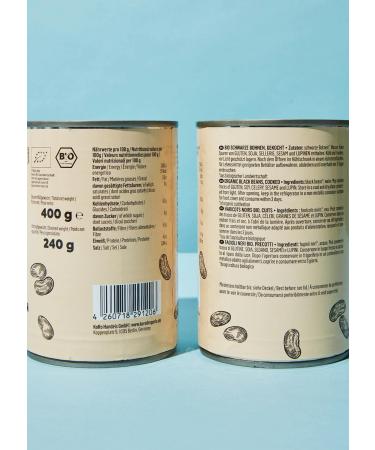 Buy KoRo Organic Black Beans in a Can - 12 x 240g | Premium Quality International Shipping Available - Buy Online on SooperMarket.com