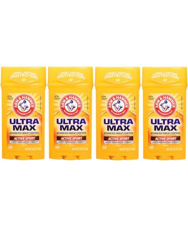 ARM & Hammer Ultramax Active Sport Antiperspirant Deodorant 2.6 Oz (Pack of 4) - Buy Online on SooperMarket.com