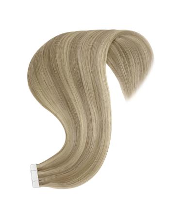 Youngsee Real Hair Tape Extensions - Short Brown & Blond 30 cm 20PCs Remy Seamless - Buy Online on SooperMarket.com