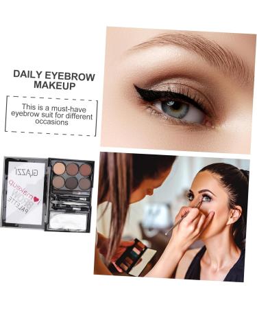 NOLITOY 5 Sets Eyebrow Powder Set Eye Shadow Makeup Eyebrow Powder Cosmetic Brush Eyebrow Pencil - Buy Online on SooperMarket.com