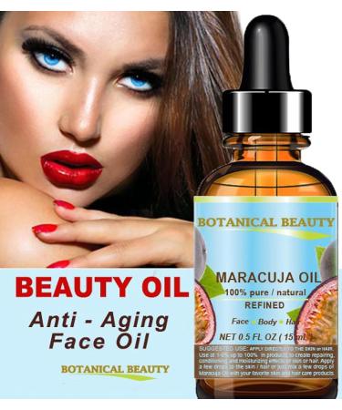 100% Pure Maracuja Oil - Cold Pressed Natural Oil for Face Skin Hair & Body | Vitamin C Rich - 2 Fl. oz - Buy Online on SooperMarket.com