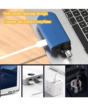 LONGLUAN Gelmalls Nose Trimmer Portable Nose Hair Trimmer Painless & Precision 2024 New Rechargeable Portable Nose Hair Trimmer Washabl Easy Cleansing Nose Hair Trimmer for Travel (Black) - Buy Online on SooperMarket.com