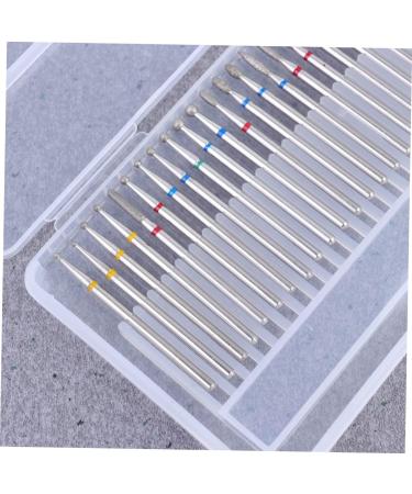 minkissy 1 Box Acrylic Nail File Drill Bit Cylinder Head Nail Art Kit Grinding Head for Nail Grinding Head Polisher Nail Care Polishing Drill Nail Goue Nail Drill To Rotate Manicure Suite - Buy Online on SooperMarket.com