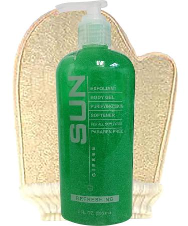 Sun Labs Exfoliating Body Scrub and Loofah Mitt - 1 Sponge and 1 8 fl. oz. Bottle