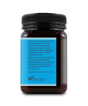 Wedderspoon Raw Premium Manuka Honey 17.6 oz - Unpasteurized & Non-GMO Superfood - Buy Online on SooperMarket.com