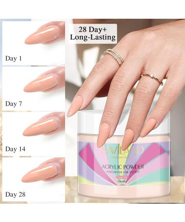 Saviland 120g Nudes Acrylic Powder - Professional Salon Quality for Nail Extension | 4.23oz Acrylic Nail Powder for French Nails - No Lamp Needed - Buy Online on SooperMarket.com