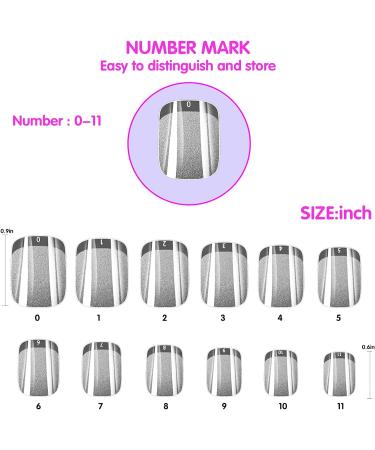 Short Nail Tips - 600PCS Half Matte Soft Gel Nail Tips Full Cover False Nails Tips Clear Acrylic Fake Nails Tips for Press On Nails Short 12 Size 600 PCS (600-Short-C) C Short - Buy Online on SooperMarket.com