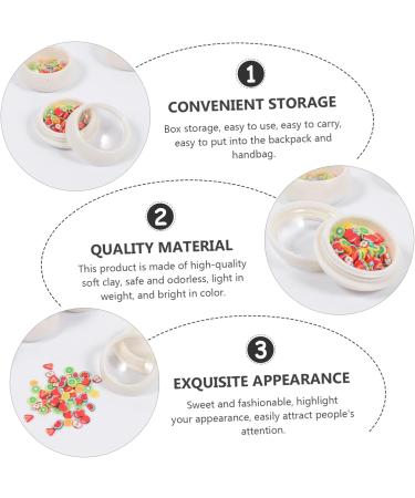 Healeved 6 Boxes Fruit Nail Patch Nail Art Marking Kits Nail Art Sticker U as Postizas Para Nail Stickers Fruit Nail Slices Fruit Slices for Nail Art 3d Suite Polymer Clay Cartoon - Buy Online on SooperMarket.com