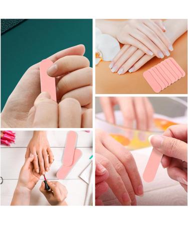 JSRQT 100 Mini Nail Files Double Sided Mini Nail Files Bulk Nail Buffer for Women Girls Fingernail Acrylic Nail File Set Emery Board Professional Nail Files 180/240 Grit Manicure Tool (Pink) - Buy Online on SooperMarket.com