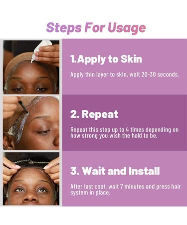 Beautfave Waterproof Wig Glue - Strong Hold Adhesive for Lace Front Wigs & Hairpieces - Buy Online on SooperMarket.com