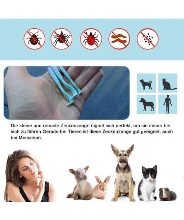 Nepfaivy Tick Pliers Set - 3 Tick Hooks & 2 Tweezers for Safe Tick Removal in Dogs Cats & Kids - Effective & Simple Tick Remover for All Sizes - Buy Online on SooperMarket.com