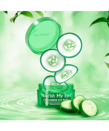 Fran Wilson Nourish My Eyes Cucumber and Green Tea Pads - 36 Pads | At-Home Spa Treatment for Puffiness | Revitalize Your Eyes | Easy-to-Use Eye Pads for Dark Circles (Pack of 3) - Buy Online on SooperMarket.com