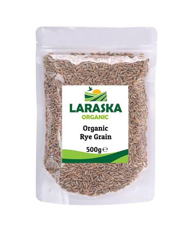 Organic Rye Grain 500g - Organic Rye Berries Great for Breads Certified Organic