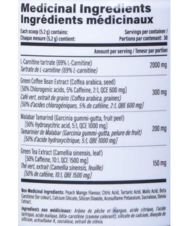 Nutrabolics Carnibolic Low Stim Fat Burner Peach Mango 150 g - Buy Online on SooperMarket.com