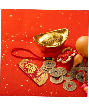 Alipis 1pc Chinese New Year Decoration Car Decor Car Trim Front Door Sitting on The Flannel Red Red 18x6cm - Buy Online on SooperMarket.com